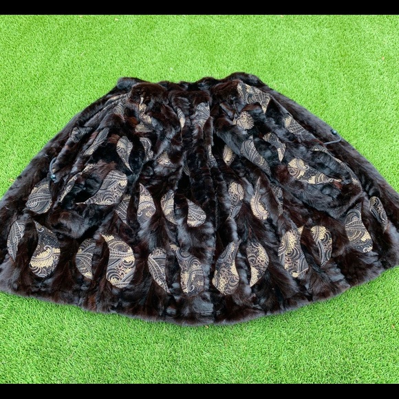 2X Mink Fur Parka Coat Quilted Liner 50”Bust😍EXCL - Picture 13 of 14